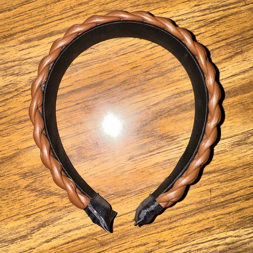 Braided Brown Headband